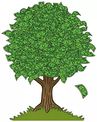 MONEY TREE GLOSSY POSTER PICTURE PHOTO PRINT Cash 100 Dollars Bills Cool 5359 • $11.99