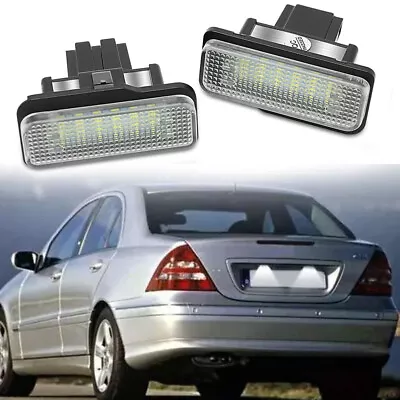 2PCS LED License Plate Lights Lamp For Mercedes Benz W203 W211 W219 2001-2007 • $9.87