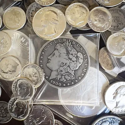 Vault Bag MIXED U.S. SILVER COIN LOT | Vintage U.S. Silver Coin LIQUIDATION SALE • $54.99