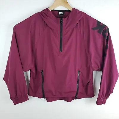 £24.70 • Buy Ivy Park Women's Size XS Mauve Windbreaker Pullover Hoodie Jacket 1/4 Zip