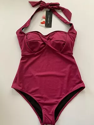 Charnos Size 18 Tummy Control Swimsuit / Swimming Costume BNWT • £15