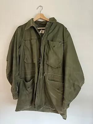 US Army M1951 M51 Field Jacket Long Small Korean War With Hood • $59.99