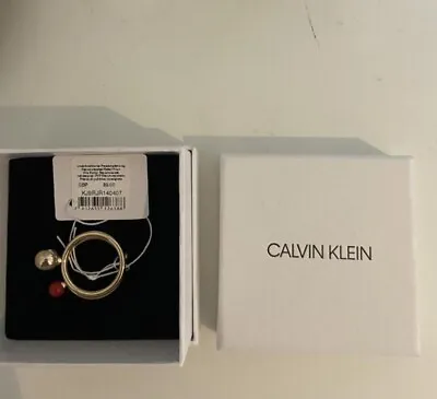 Calvin Klein Gold Ring • £30