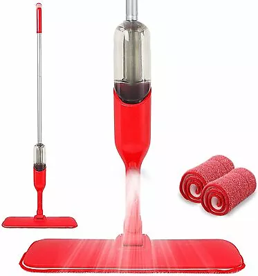 AKOMA Jet Wet Mop  Microfiber Spray Mops Floor Cleaning With 2 Reusable Pads • $19.25