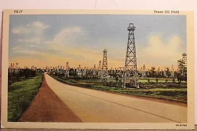 Texas TX Oil Field Postcard Old Vintage Card View Standard Souvenir Postal Post • $0.50