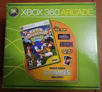 Xbox 360 Arcade Console 256MB CIB With 20GB HDD 6+6 Games & Extras • $89.99