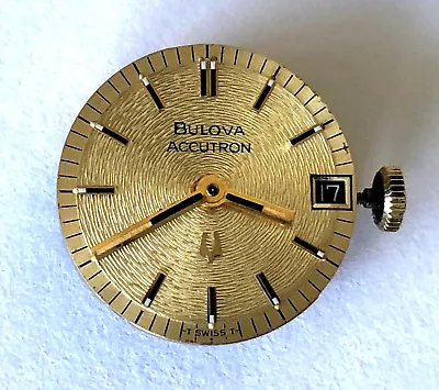 Vintage Bulova N4 Accutron 2302 Date Watch Movement Parts Repair Doesn't Work • $34.99