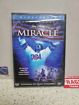 $8.49 • Buy MIRACLE Dvd Movie Sealed New - 1980 USA Olympic Hockey Amazing Gold Medal Disney