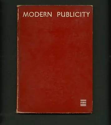 1933 A M Cassandre MODERN PUBLICITY Iwata NAKAYAMA Erberto CARBONI Tolmer Artzyb • $99.99