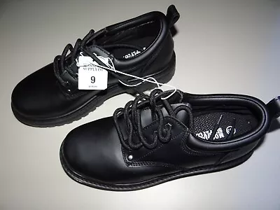 MOSSIMO SUPPLY - Black Faux Leather Oxford Shoes - Men's 9 New W/ Tags! • $29