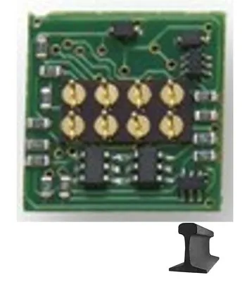 Digitrax DH165IP ~ New 2024 ~ 1.25A 8 Pin HO Mobile Decoder ~ Kato EMD SD70MAC • $26.82