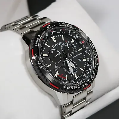 Citizen Promaster Eco-Drive Radio Controlled Chronograph Men's Watch CB5001-57E • $414.99