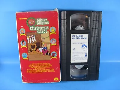 Mister Mr. Magoo's Christmas Carol VHS Tape Paramount 1962 1988 • $5.09