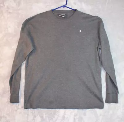 SOUTHPOLE Long-Sleeve Waffle Knit Thermal Shirt Mens 3XL Gray • $12.99