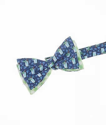 NWT Vineyard Vines Rare Kentucky Derby 2 Panel Bow Julep 100% Silk Tie Bowtie • $43.99