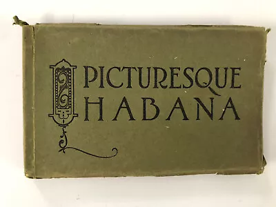 Antique Postcard Booklet Of 24 Picturesque Habana Cuba. Early Views Of Havana. • $19.99