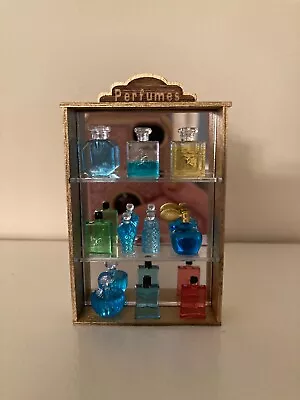 Miniature 1:12th Perfume Cabinet For Dollhouse/shadow Box/diorama. • $29.99