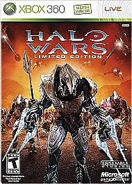 Xbox 360 Video Game - Halo Wars - Steelbook Edition (Game & Case) 2009 • $5
