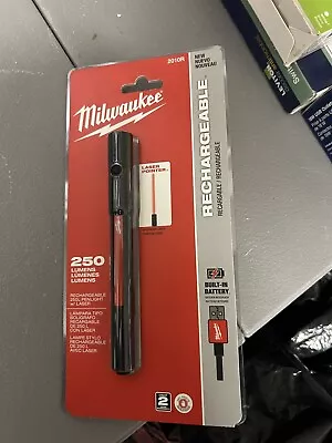 Milwaukee Rechargeable 250L Penlight W/ Laser (2010R) Sealed • $29.99