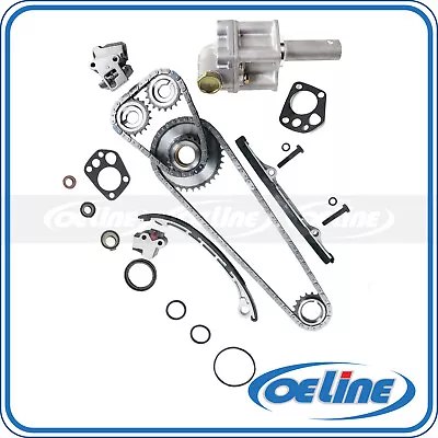 For 98-04 2.4L Nissan Xterra Frontier DOHC KA24DE Timing Chain Kit Oil Pump • $64.99