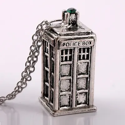 Dr Who Tardis Pendant Necklace - UK Stock • £7.99