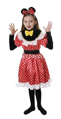 £1.99 • Buy CHILD MOUSE GIRL COSTUME FANCY DRESS HALLOWEEN MINNIE REDUCED SM MED LGE Discoun