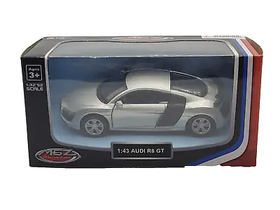 AUDI R8 GT In SILVER 1;43 CAIPO DIECAST MODEL BOXED OPENING DOORS NEW BOYS TOYS • $17.42