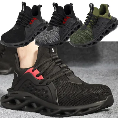 Lightweight Safety Shoes Trainers Mens/Womens Steel Toe Cap Work Boots Shoes • £23.99
