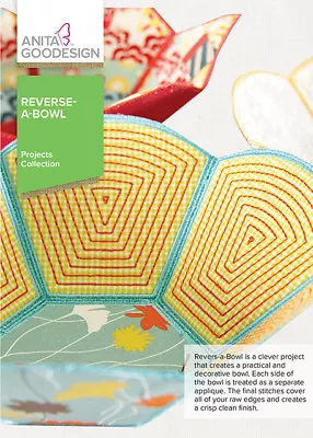 Anita Goodesign Reverse-A-Bowl Embroidery Machine Designs CD • $15.99