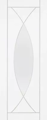 £89.99 • Buy Pesaro Internal White Primed Door With Clear Glass Product Code GWPPES