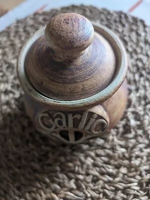 QUANTOCK  Design Pottery Garlic Pot • £25