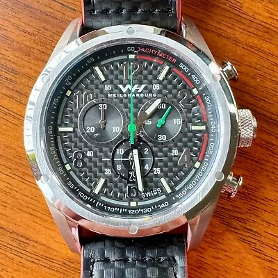 NEW Weil & Harburg Peake Men's Swiss Racing Chronograph Watch • $225