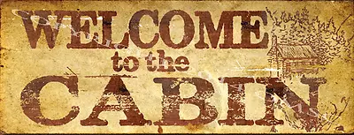 Welcome To The Cabin Metal Signs Country Decor Cabin Decor • $23.99