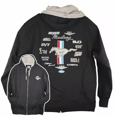 Mustang Embroidered Multi-Logo Hoodie - High Quality & FREE USA Shipping! Hoody • $133.20