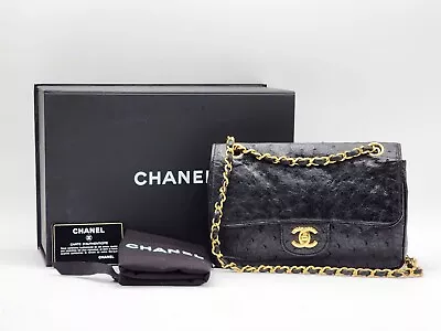 Chanel Timeless Classic Ostrich Flap Bag (Very Rare) • $21692