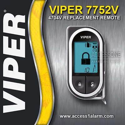 Viper 7752V 2-Way LCD Replacement Remote Control Transmitter For Viper 4704V • $169.99