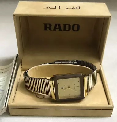 Vintage Rado Watch 561.3107.2 Automatic 32mm With Paper And Box Swiss Original • $218.91