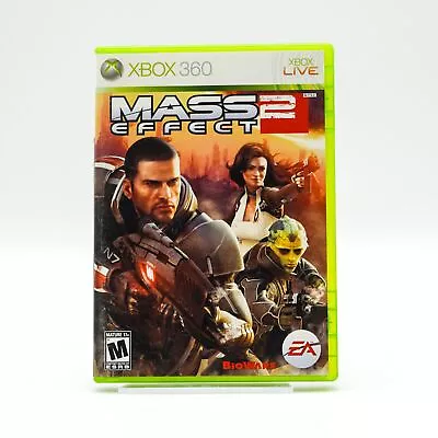 Microsoft Xbox 360 Mass Effect 2 Video Game 2010 EA Bioware 2-Disc Tested Sci-Fi • $13.95