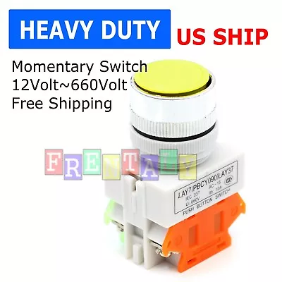 NEW Push Button RED GREEN YELLOW Switch Momentary On/ OFF Heavy Duty Push Button • $6.95