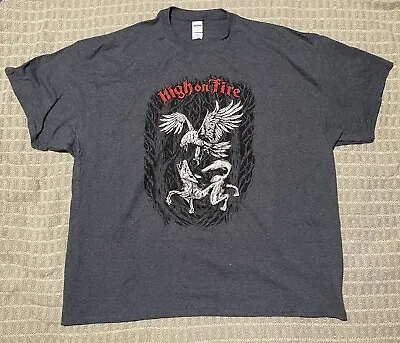 HIGH ON FIRE 3XL T-Shirt Matt Pike Sleep Stoner Metal Rare • $30