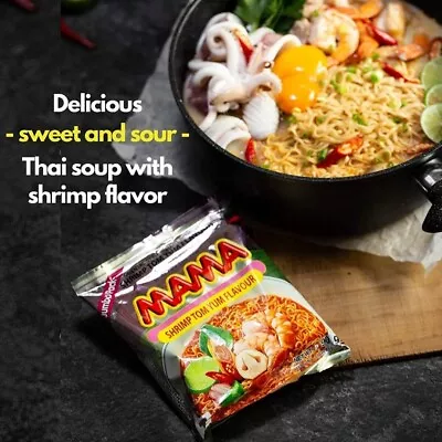 Mama Tom Yum Shrimp Instant Noodles 30 X 2.12oz Packs • $19.99