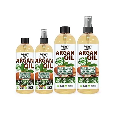 £5.99 • Buy Moroccan Virgin Argan Oil- Pure,Cold Pressed,For All Hair And Skin Types & Beard