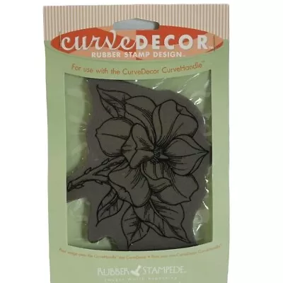 Rubber Stampede Stamps Curve Decor Stamping Art MAGNOLIA STAR AMARYLLIS • $7.64