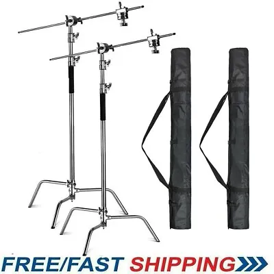 2-pack Photo Studio 10ft Heavy Duty C Stand Century Stand For Aputure Godox • $199.99