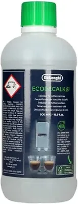 $35.50 • Buy De'Longhi Ecodecalk DLSC500 Natural Descaler For Coffee Machines 500ML Pack