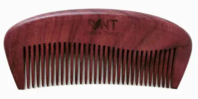 Handcraft Purpleheart Wood Violetwood Moon Shape Comb Gift 12.5 Cm • £4.88