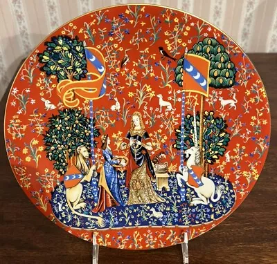 Robert Haviland & Co La Dame A La Licorne Limoges France Unicorn Plate 1981 EUC • $18.50