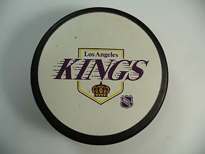 NHL Los Angeles Kings Vintage Souvenir Large Team Logo Hockey Puck Collect Pucks • $15