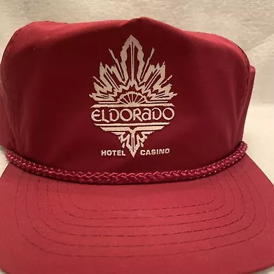 Vtg Red Otto  El Dorado Casino Hotel Reno Foam  Trucker Hat Cap • $14