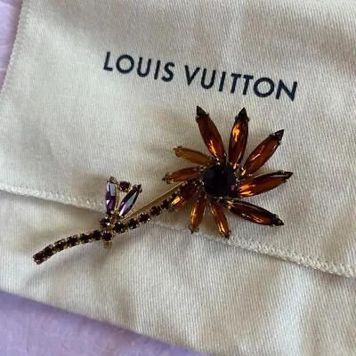 Louis Vuitton Flower Brooch Very Rare Item Beautiful Condition Used • $314.80